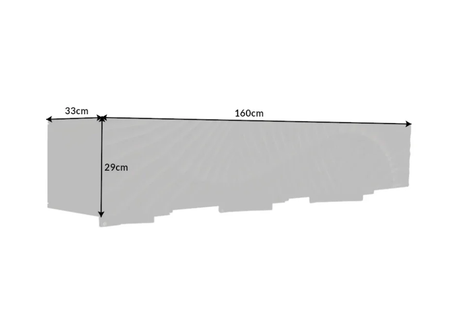 Dimensions du meuble tv