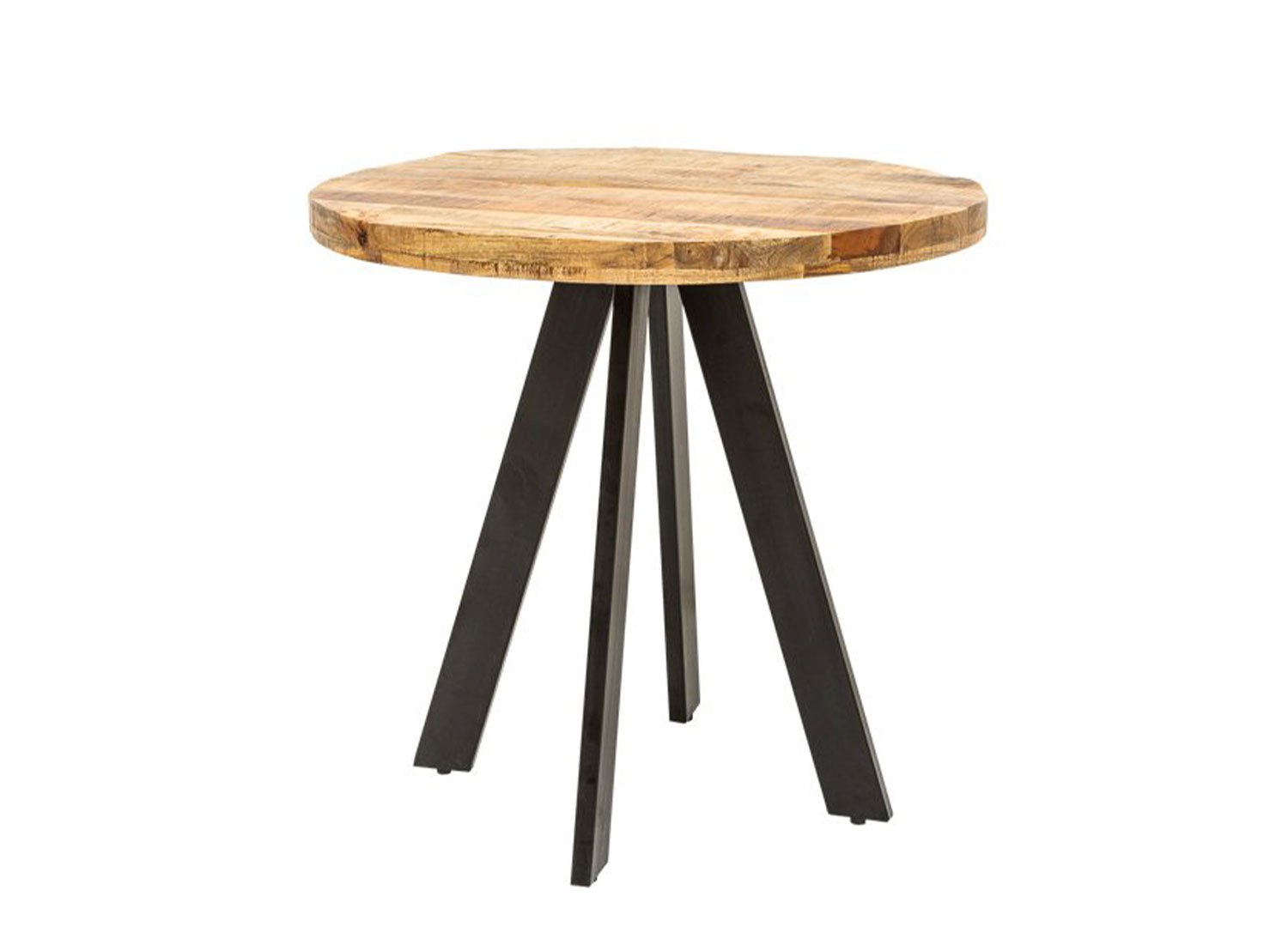 petite table de repas ronde en bois naturelle