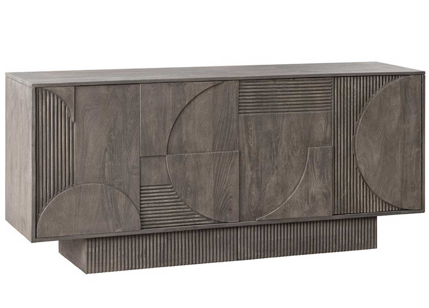 meuble buffet design en bois massif de manguier